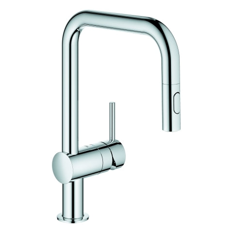 Grohe - EH-Spültischbatterie MINTA 32322 U-Auslauf azb. DUAL Spülbrause chrom
