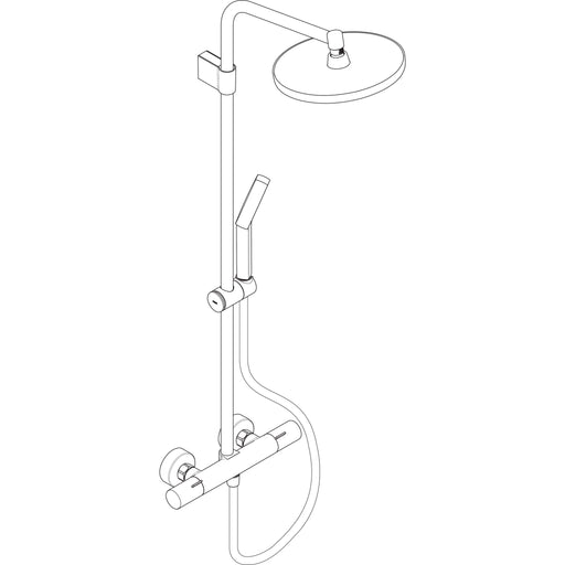 Hansgrohe - Activera S Showerpipe 240 1jet EcoSmart+ mit Ecostat Fine chrom