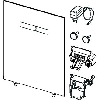 TECE SE - TECElux-Betätigungsplatte m. sen-Touch Betätigung, Glas weiß, # 9650002