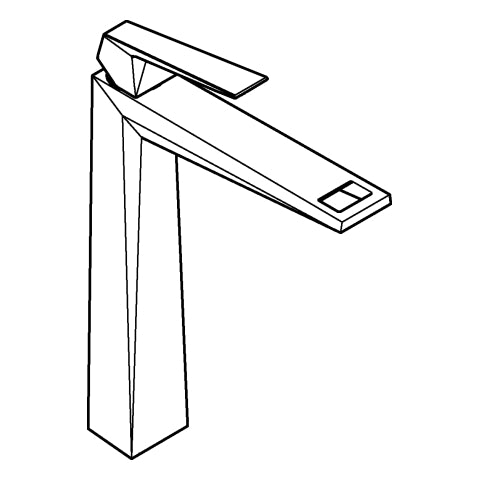 Grohe - EH-WT-Batt. Allure Brilliant 24346 XL-Size für freist.Waschschüsseln chrom
