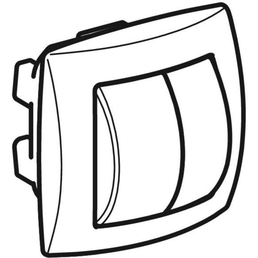 Geberit Vertriebs - Handdrücker für 2-Mengen-Sp. zu WC-Strg. pneumatischer Sp-Ausl. weiß