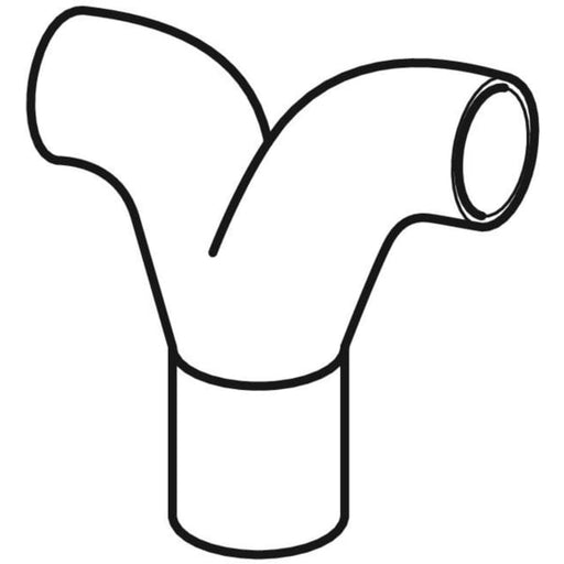 Geberit Vertriebs - PE Doppelanschlussbogen 90Gr d56/50 363.472.16.1
