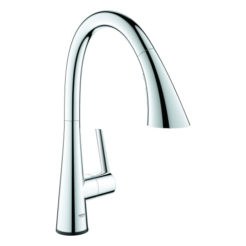 Grohe - Elektr.-EH-SPT-Batterie ZEDRATouch 30219 azb. 3-Strahl-Spülbrause chrom