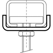 Walraven - Unterlegscheibe 653 U-förmig, per Stück 10,5x30,5mm, 6535110 elektrol. verzinkt