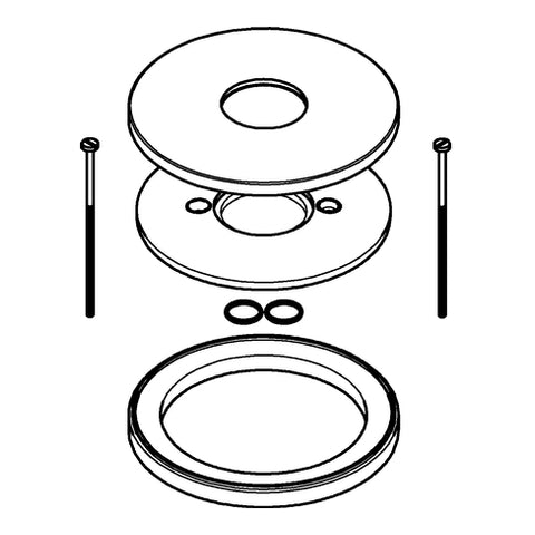 Grohe - Rosette und Distanzring 46971 für Essence chrom