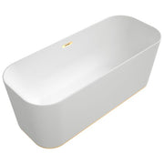 VILLEROY & BOCH - Badewanne Finion N300V4 1700x700x620 mm Duo Freistehend Stone White