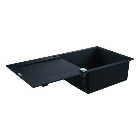 Grohe - Kompositspüle K500 31645 1 Becken 1000x500mm mit ATF re/li granit schwarz
