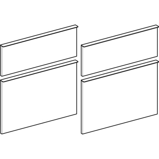 Geberit Vertriebs - Schubladenfront Platin, 4 Stück zu ICON WTU 840422