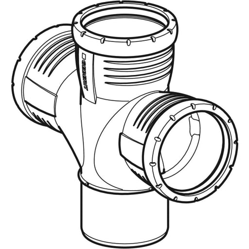 Geberit Vertriebs - Silent-Pro Bogenabzweig 2-fach 87,5Gr d125/110