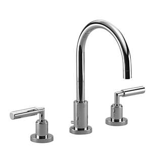 Dornbracht - Waschtisch 3-Locharmatur TARA 20713882 Hebelgriff platin