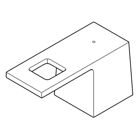 Grohe - Griffpaar 48321 für EUROCUBE 3-L-WT-Batterie Mark. blau/rot chrom