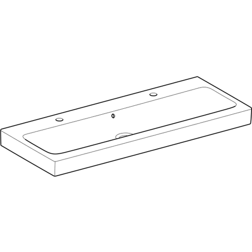 Geberit Vertriebs - Waschtisch ICON 124020 1200x485mm weiß 2 HL