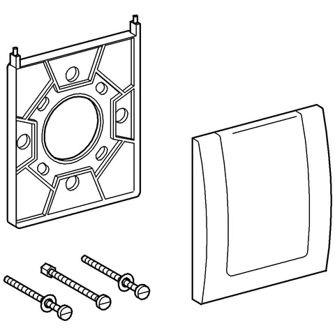 Grohe - Classic-Abdeckplatte 43048 für Urinal mattchrom