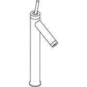 Hansgrohe - Waschtisch EHM AXOR STARCK 10129000 chrom o.Ablaufgarnitur