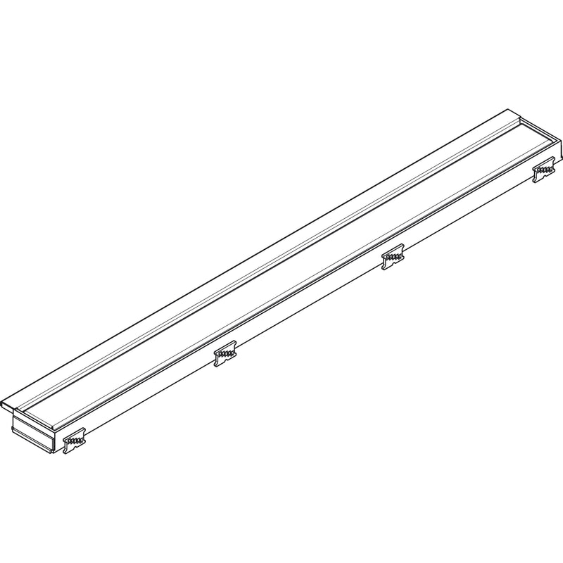 Hansgrohe - Duschrinne RAINDRAIN Match 800 mm mit höhenverstellbaren Rahmen BST