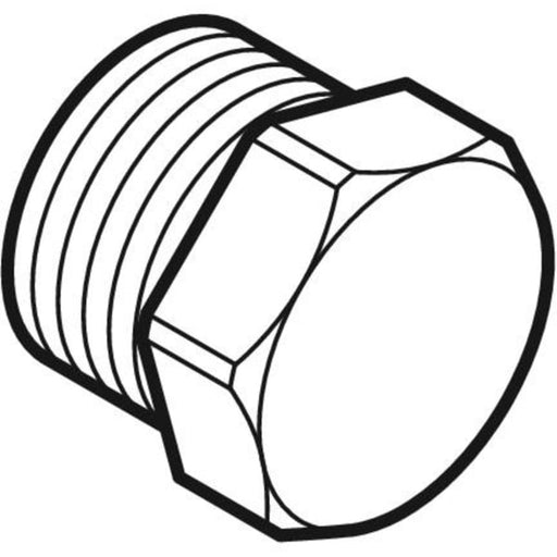 Geberit Vertriebs - PushFit Stopfen (Ms) R1 für Ms Verteiler