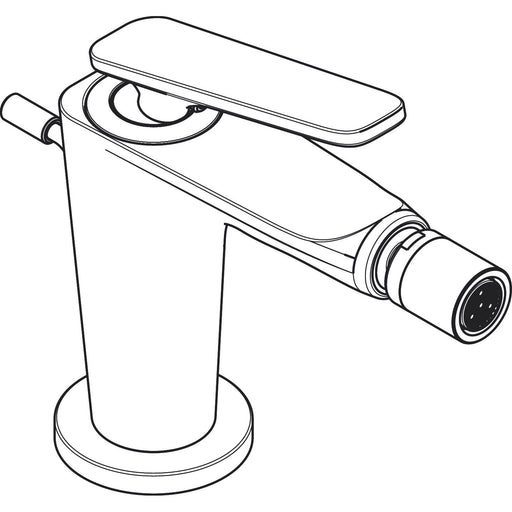 Hansgrohe - Bidetmischer Axor Citterio C mit Zugstangen Ablaufg.Cubic MSW