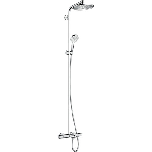 Hansgrohe - Showerpipe CROMETTA S 240 für Wanne chrom mit Thermostat