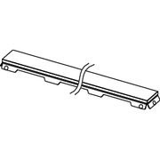 TECE SE - TECEdrainline Glasabdeckung weiß satiniert, 700 mm