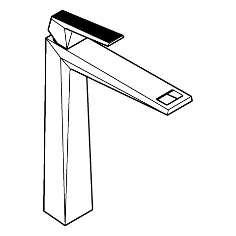 Grohe - EH-WT-Batt. Allure Bril. PC 24417 XL-Size Griff Rändelstruktur chrom