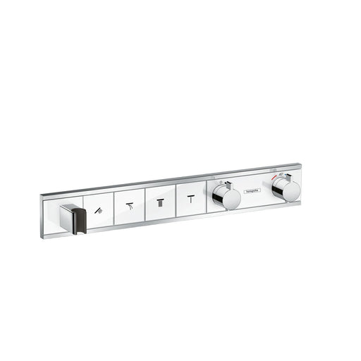 Hansgrohe - Thermostat Unterputz RAINSELECT Fertigset 4 Verbraucher weiß/chrom