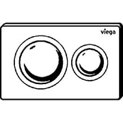 Viega - WC Betät.-Pl. VISIGN for Style 20 8610.1 aus Kunststoff weiß alpin