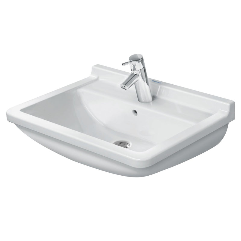 Duravit - Waschtisch STARCK 3 600x450mm 030060 m.ÜL, 1 HL, weiß