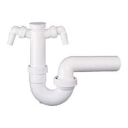 Dallmer - Röhren-Siphon 100/2, 1 1/2xDN40 m.2 WA-Anschlüssen
