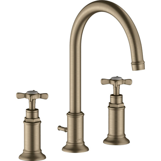 Hansgrohe - 3-Loch WT-Armatur AXOR MONTREUX 16513820 brushed nickel m.Ablaufgarnitur