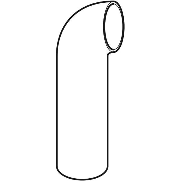 Geberit Vertriebs - PE Bogen 90Gr mit langem Schenkel enger Radius d90 366.876.16.1