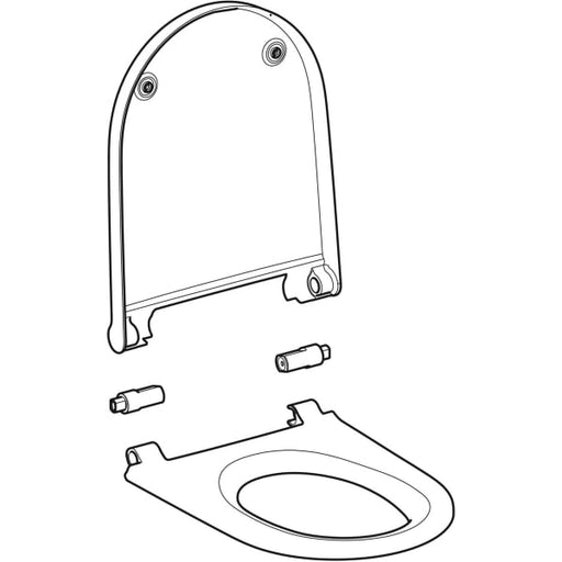 Geberit Vertriebs - WC-Sitz für AquaClean Sela weiß-alpin