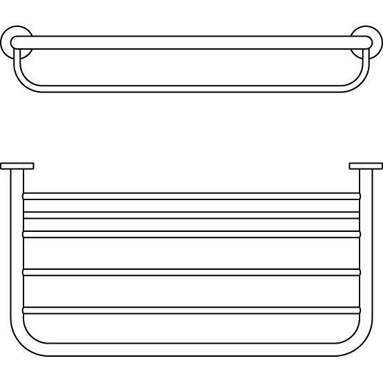 Ideal Standard - Badetuchablage IOM 570mm Chrom