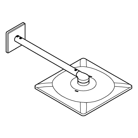 Grohe - Kopfbrauseset Rainshower 310 SmartActive Cube 26479 BA warm sunset