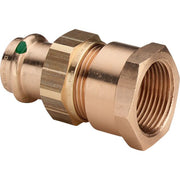 Viega - Verschraubung SANPRESS 2262 flachdichtend 28mm x 1 IG Rotguss