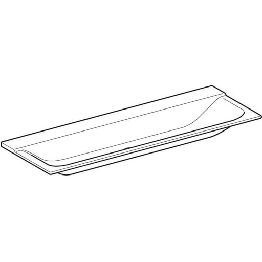 Geberit Vertriebs - Möbelwaschtisch XENO2, 140x48cm o. Hl., o. Ül., weiß-alpin