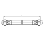 NEOPERL - NEOFLEX Panzerschlauch DN 8 IG x IG 3/8 X 3/8 15 CM
