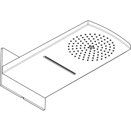 Hansgrohe - Kopfbrause RAINDANCE RAINFALL 180 Air 2jet chrom