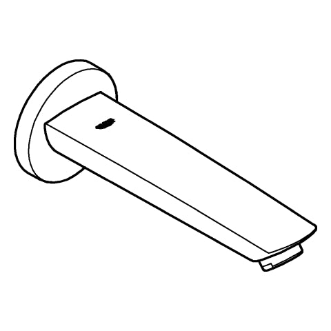 Grohe - Wanneneinlauf Eurosmart 13448_3 Wandmontage Ausl. 171mm matte black