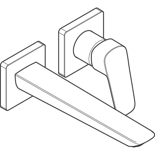 Hansgrohe - 2-Loch Waschtischarmatur Unterputz Fine Logis F-Set chrom