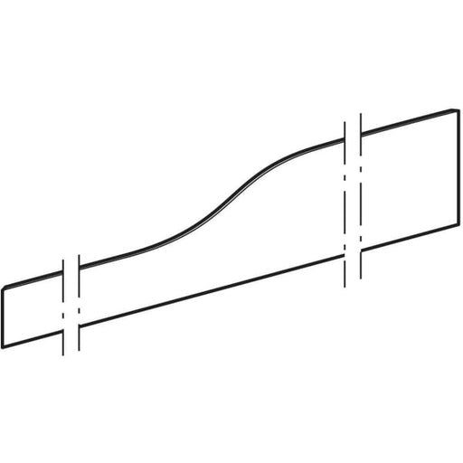 Geberit Vertriebs - Front-Dekorblende 4BAMBINI, Varicor Version links, 1780x105/205x12mm, weiß