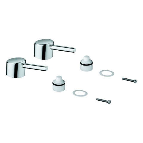 Grohe - Griffpaar CONCETTO 48310 Markierung blau/rot chrom