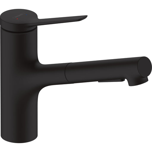Hansgrohe - Spültischmischer 150 Zesis M33 Ausziehbrause 2jet mattschwarz