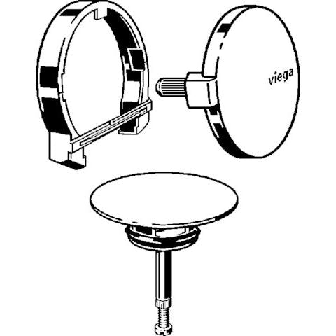 Viega - Ausstattungsset MULTIPLEX Trio MT5 6161.01 verchromt