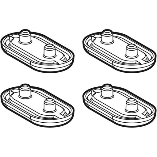 Geberit Vertriebs - Set Ausgleichspuffer für WC-Sitz zu AquaClean 5000 / 5000plus