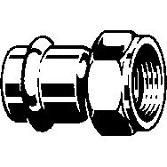 Viega - Verschraubung TEMPONOX 1763 IG 28mm x 11/2 Stahl nichtrostend