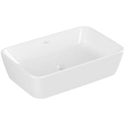 VILLEROY & BOCH - Aufsatzwaschbecken Architectura 600x 405mm re-eckig o. ÜL. Weiß Alpin cplus