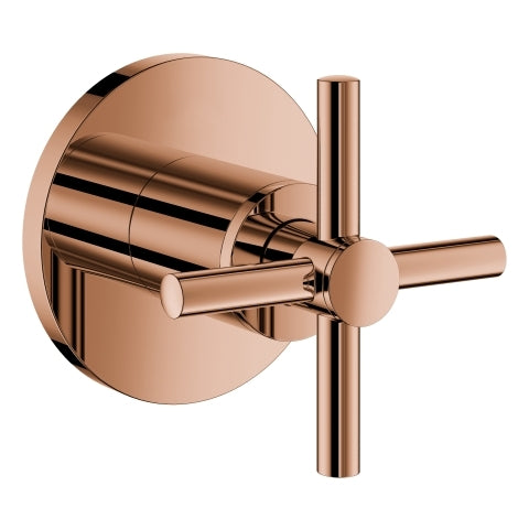 Grohe - UP-Ventil-Oberbau Atrio 29396 Kreuz-Griff warm sunset