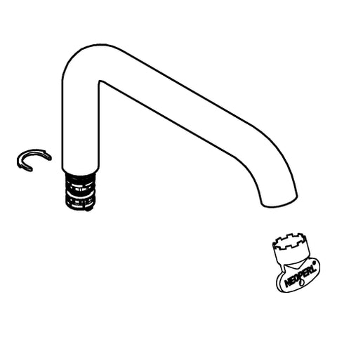 Grohe - Rohrauslauf ESSENCE 13375 für EH-Waschtischbatterie XL-size supersteel