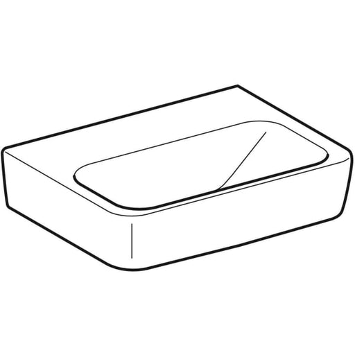 Geberit Vertriebs - RENOVA Plan Handwaschbecken, 45x34cm o. Hl., o. Ül., weiß, KeraTect, NEU