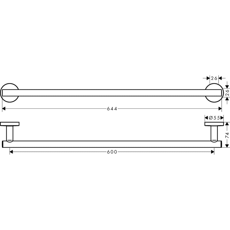 Hansgrohe - Badetuchhalter LOGIS Universal chrom